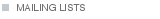 Mailing lists